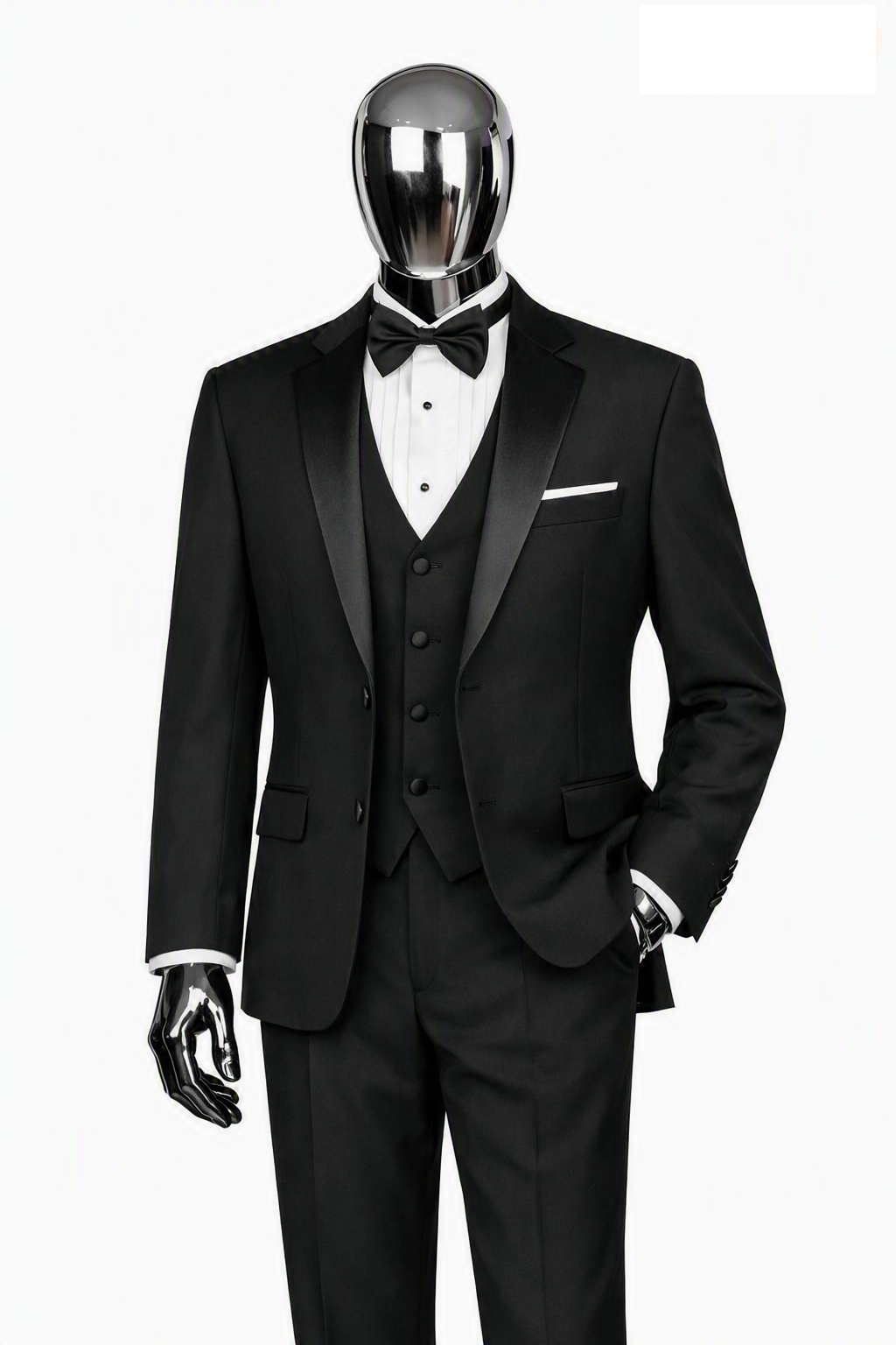 Vinci 3-Piece Tuxedo with Matching Bow Tie