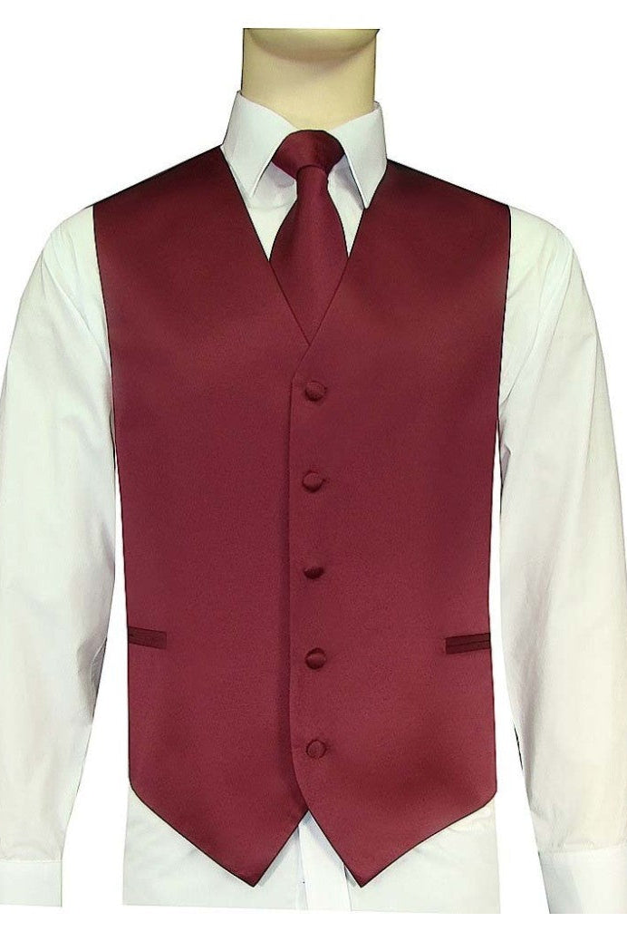 BQ Solid Satin Vests