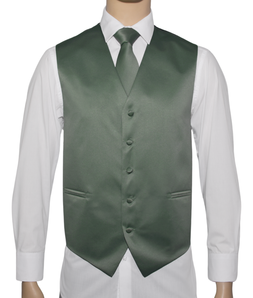 BQ Solid Satin Vests