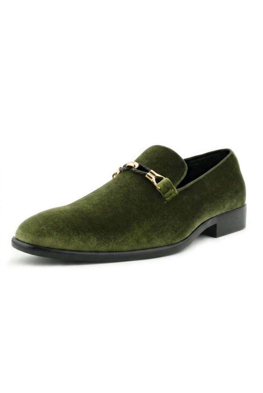 Amali Aller Velvet Loafers
