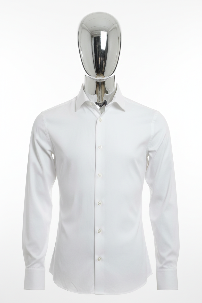 Half Mannequin Slim-Fit Dress Shirt