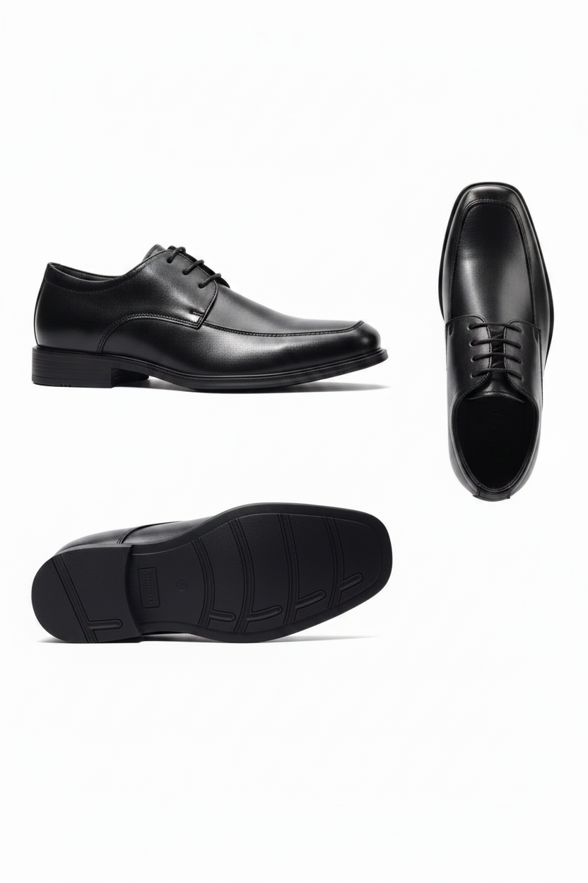 Bonafini  lace up Black Dress Shoes