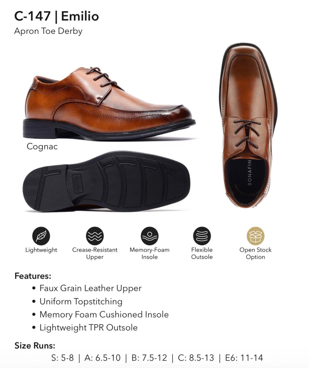 Bonafini  lace Black Dress Shoe