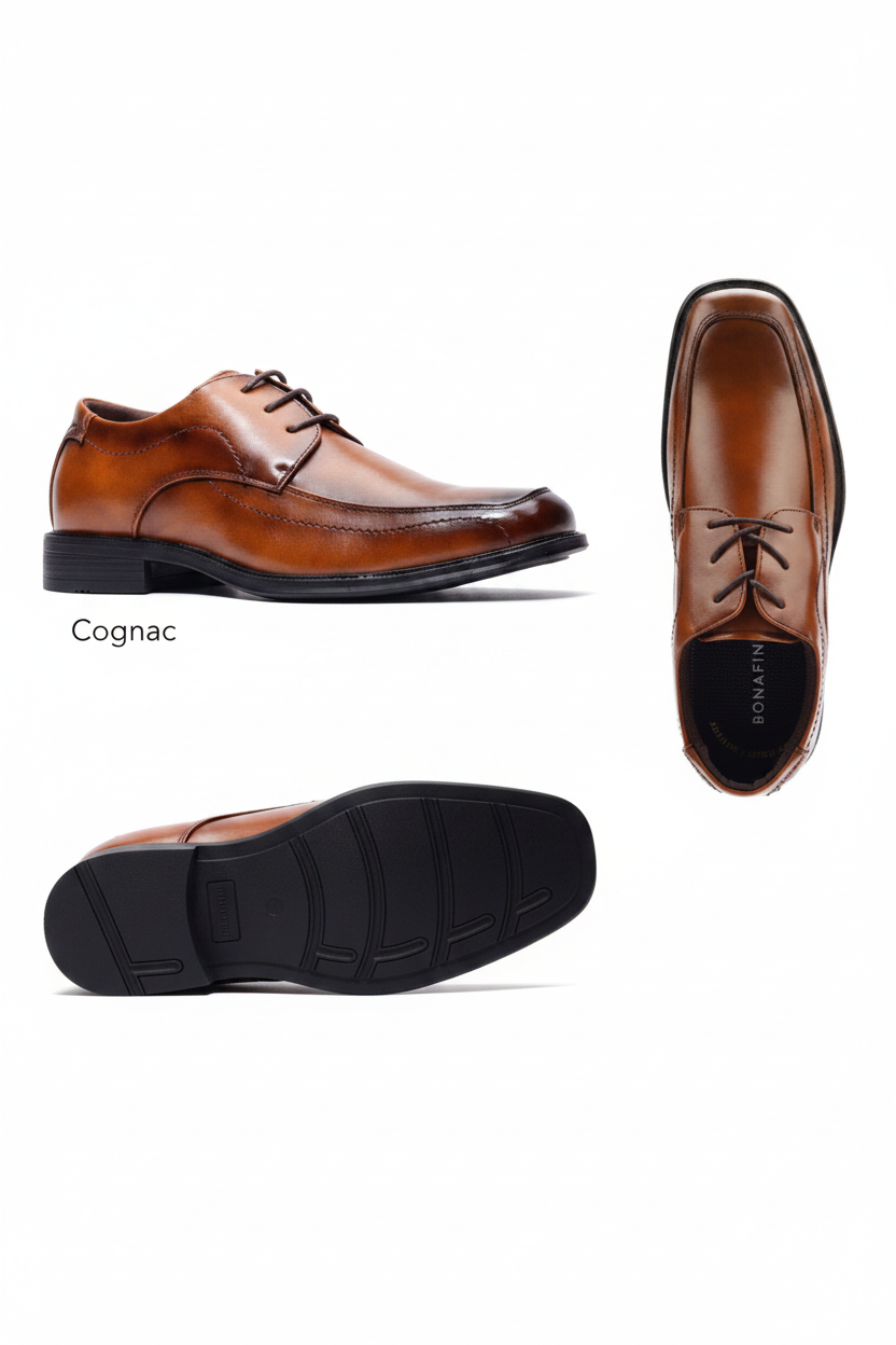 Bonafini  lace up Black Dress Shoes