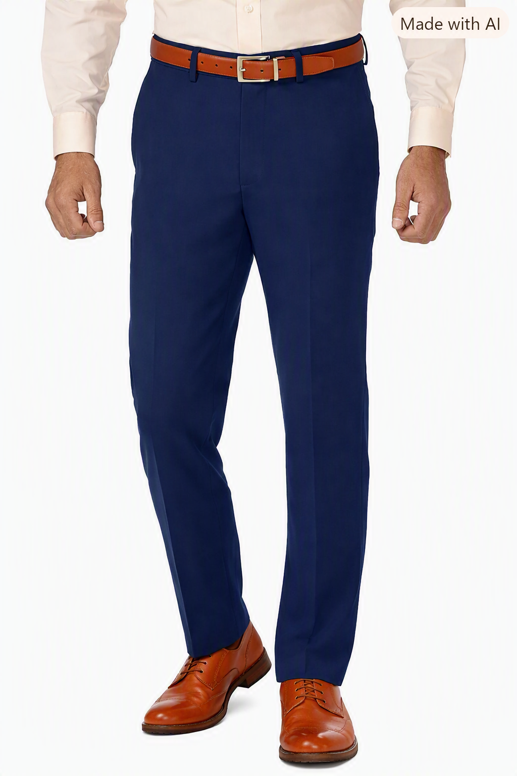 Retro Paris Men's Slim Fit Dress Pants