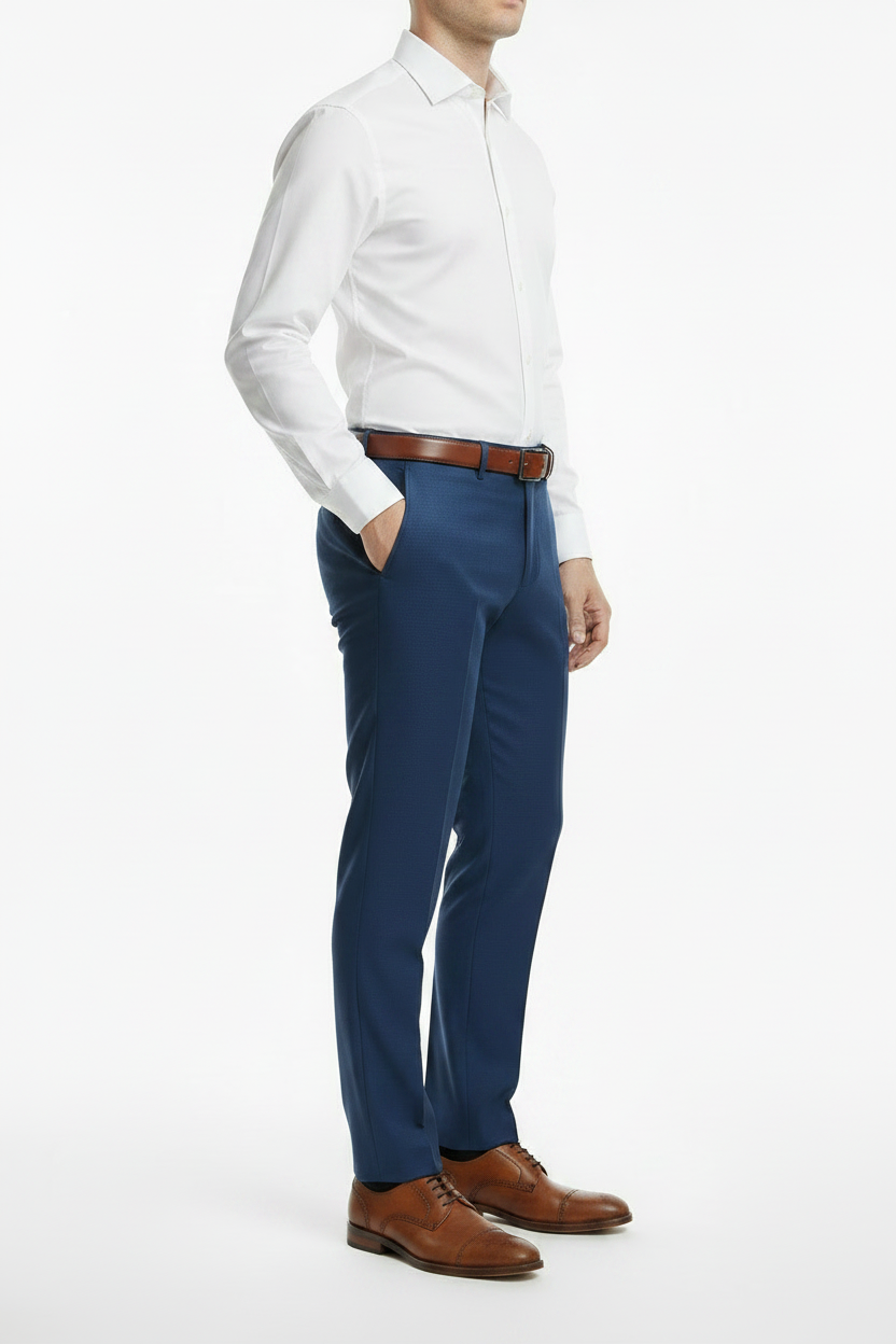 Retro Paris Men's Slim Fit Dress Pants