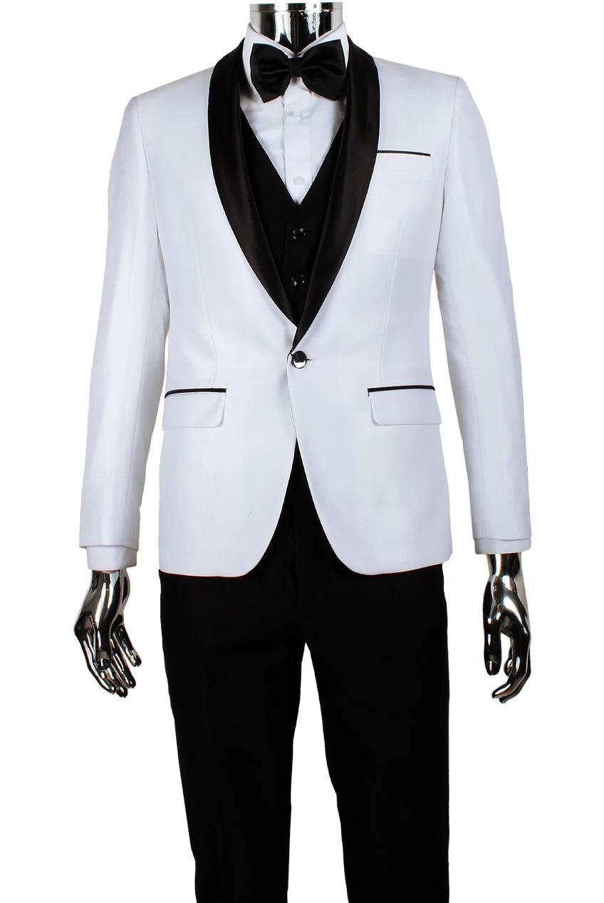 Retro Paris 1-Button Shawl Tuxedo